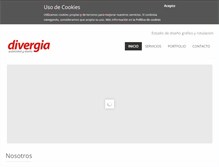 Tablet Screenshot of divergia.com